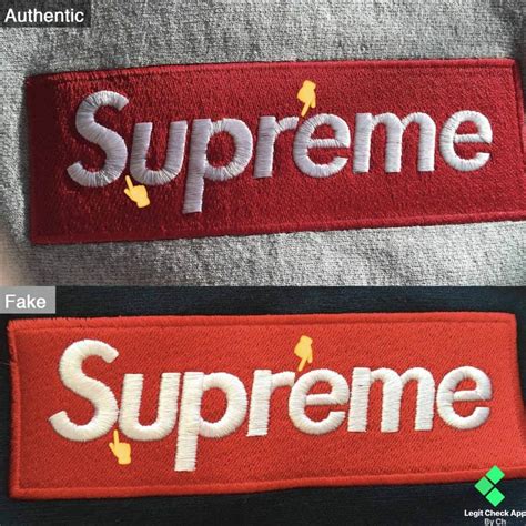 supreme hoodie real vs fake